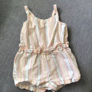 Striped romper 9-12mo